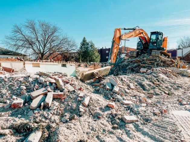 travaux de démolition