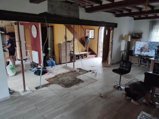 Suppression de cheminée  à st amand villages