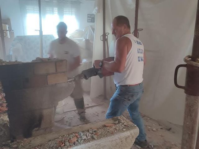 Suppression de cheminée  à st amand villages