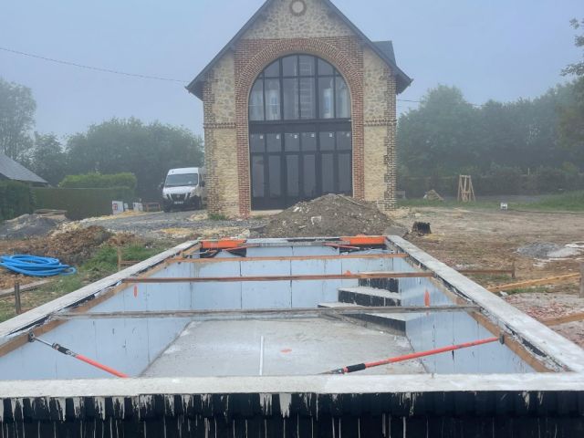 Création d'une ouverture arrondie réalisée à BRANVILLE